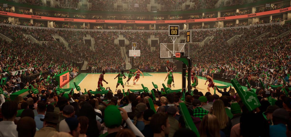 TD Garden - Section Loge 18 Seat View