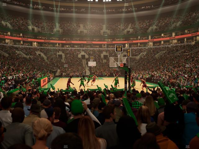 TD Garden - Section Loge 18 Seat View