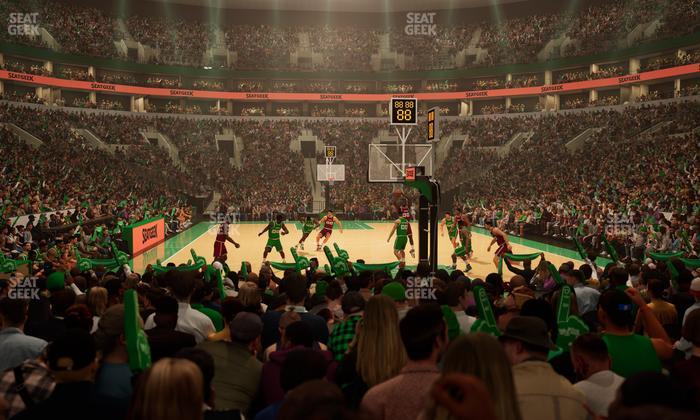 TD Garden - Section Loge 18 Seat View