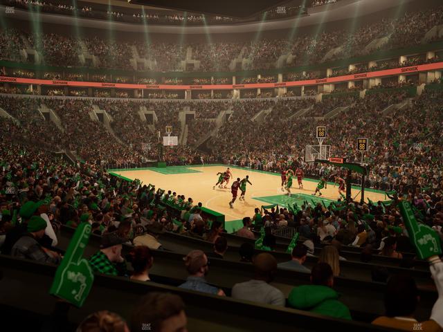 TD Garden - Section Loge 19 Seat View