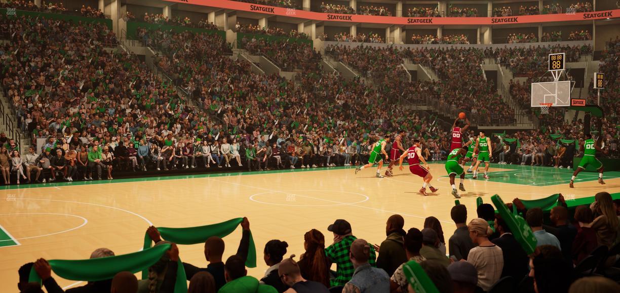 TD Garden - Section Loge 2 Seat View