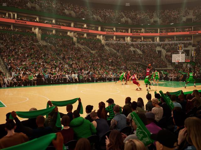 TD Garden - Section Loge 2 Seat View