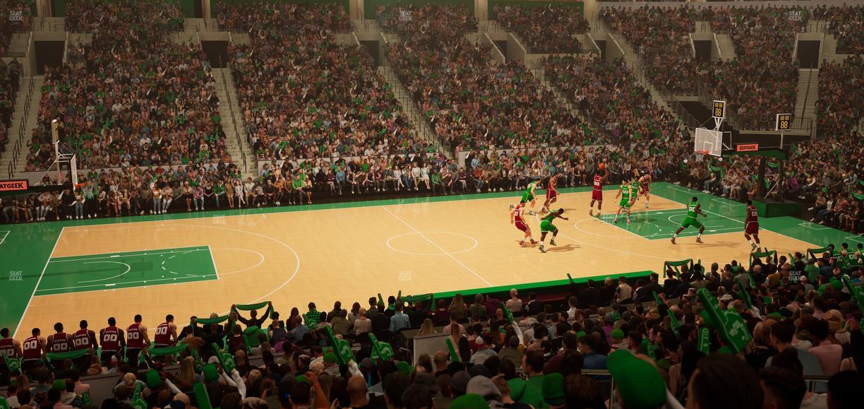 TD Garden - Section Loge 2 Seat View