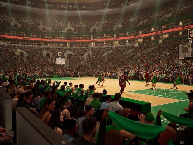 TD Garden - Section Loge 20 Seat View