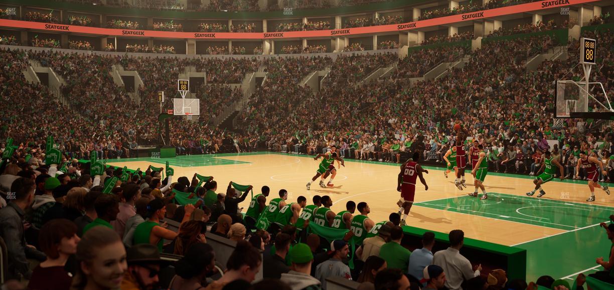 TD Garden - Section Loge 20 Seat View