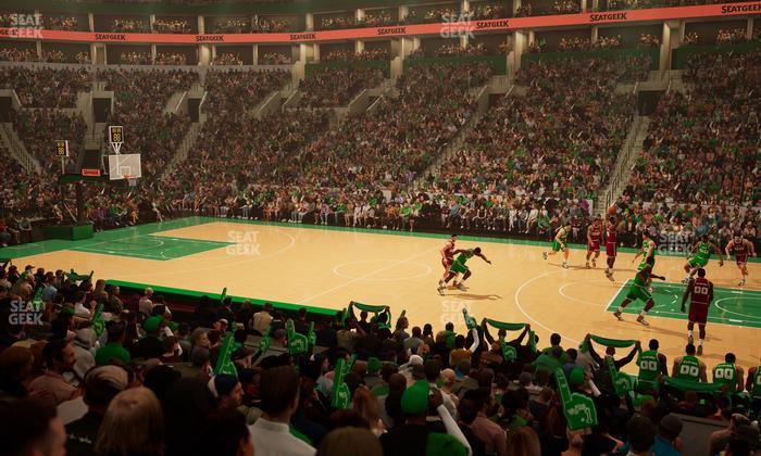 TD Garden - Section Loge 21 Seat View