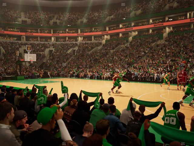 TD Garden - Section Loge 21 Seat View