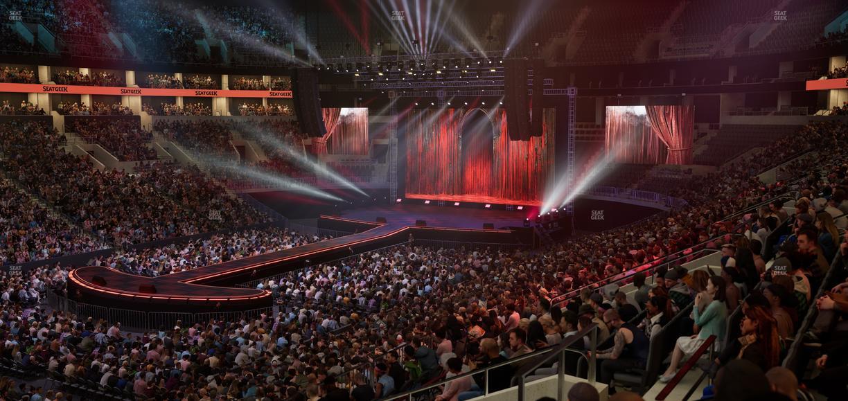 TD Garden - Section Loge 3 Seat View