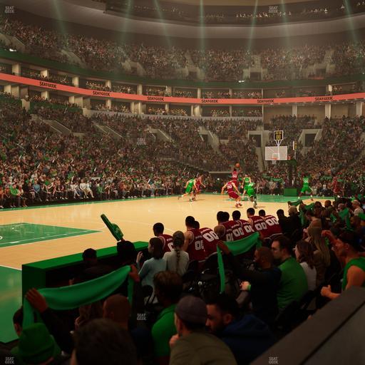 TD Garden - Section Loge 3 Seat View