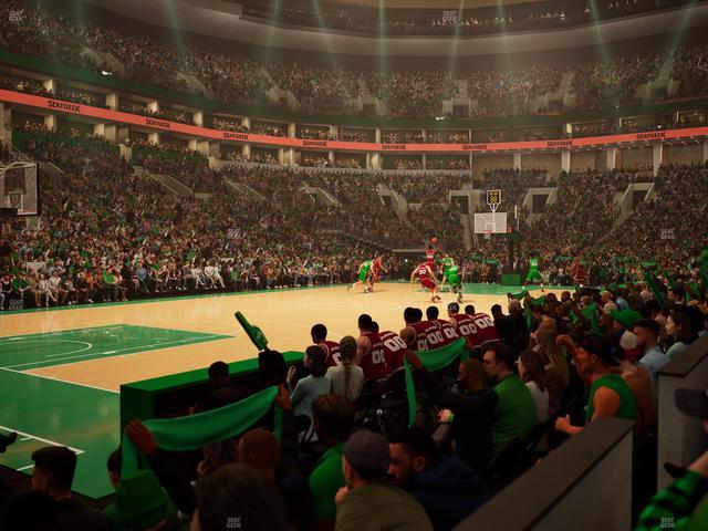 TD Garden - Section Loge 3 Seat View