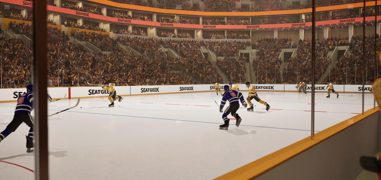 TD Garden - Section Loge 3 Seat View