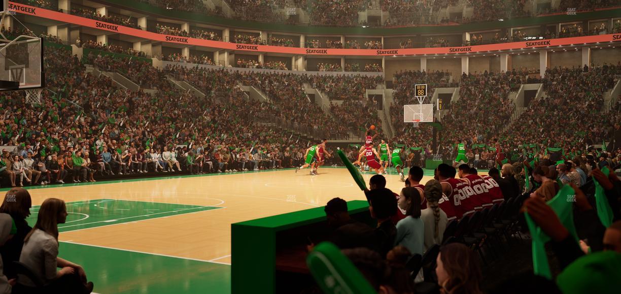 TD Garden - Section Loge 3 Seat View