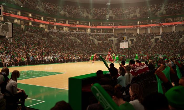 TD Garden - Section Loge 3 Seat View