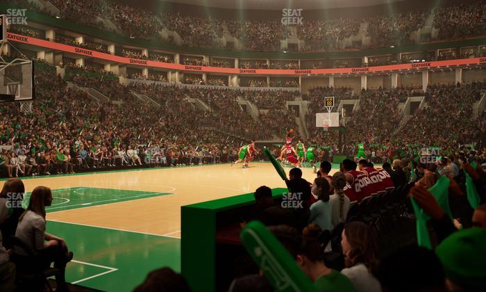 TD Garden - Section Loge 3 Seat View