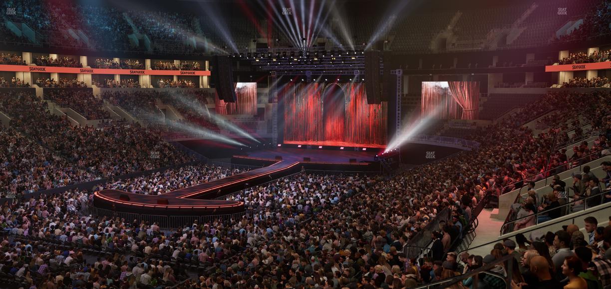 TD Garden - Section Loge 4 Seat View