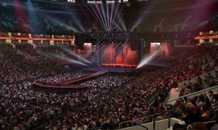 TD Garden - Section Loge 4 Seat View