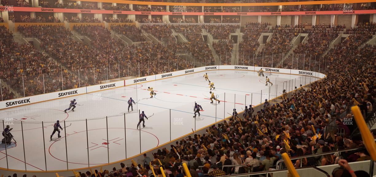 TD Garden - Section Loge 4 Seat View