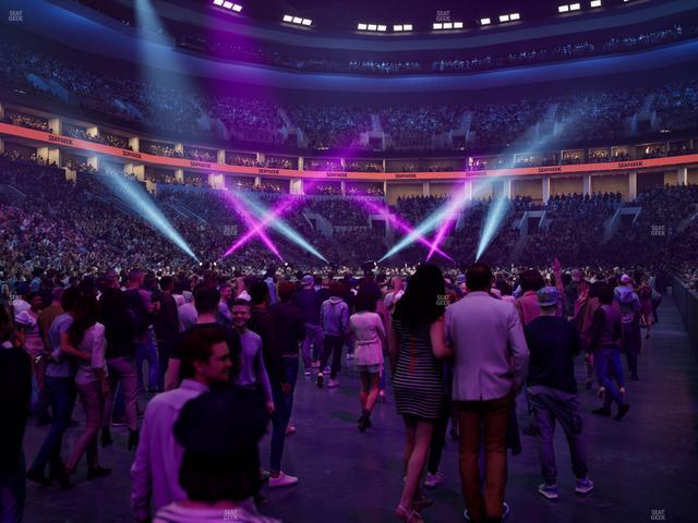 TD Garden - Section Loge 4 Seat View