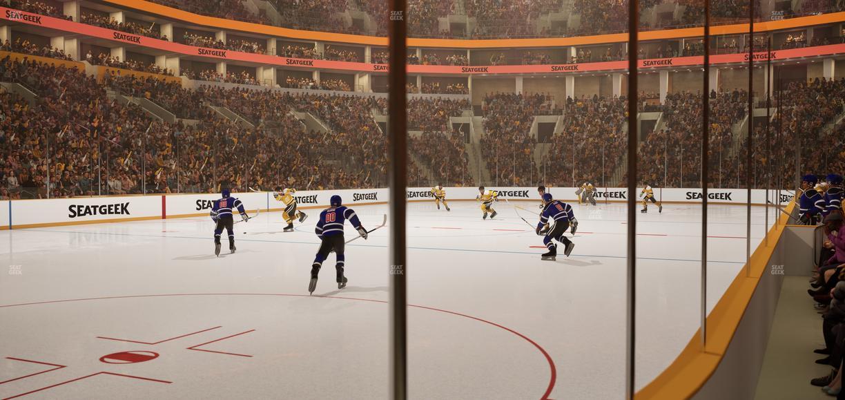 TD Garden - Section Loge 4 Seat View