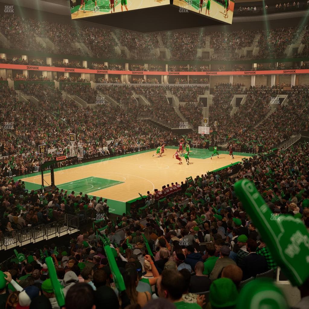 TD Garden - Section Loge 4 Seat View