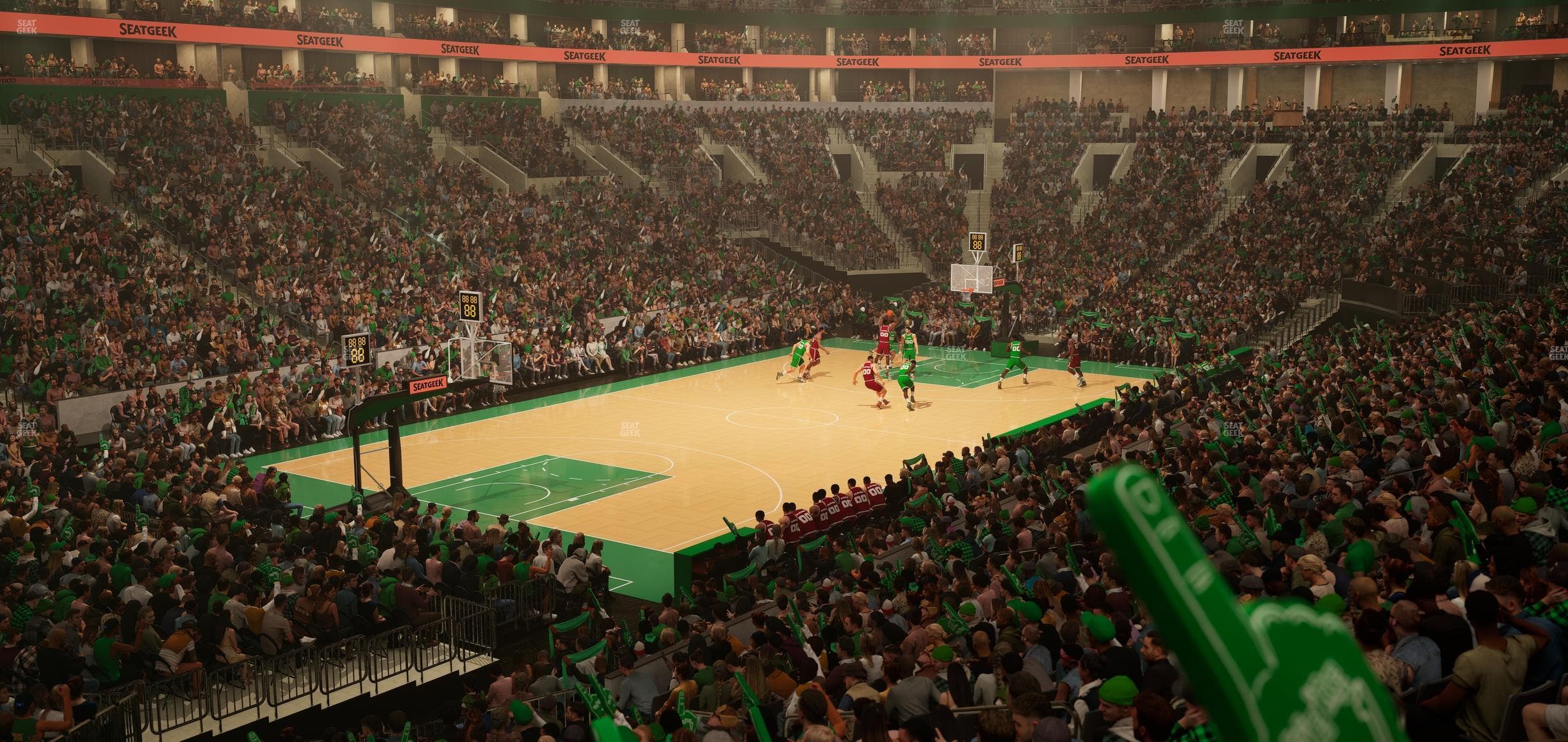 TD Garden - Section Loge 4 Seat View