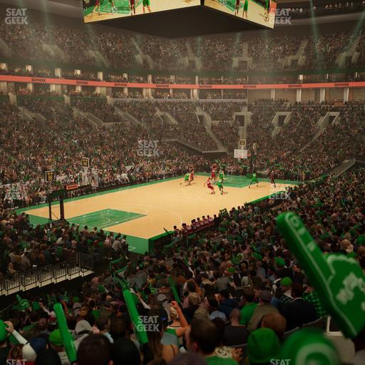 TD Garden - Section Loge 4 Seat View