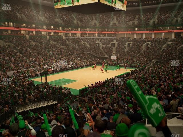 TD Garden - Section Loge 4 Seat View