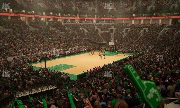 TD Garden - Section Loge 4 Seat View