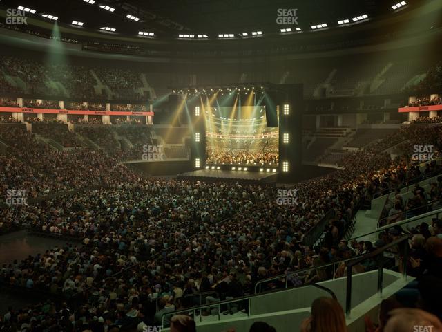 TD Garden - Section Loge 4 Seat View