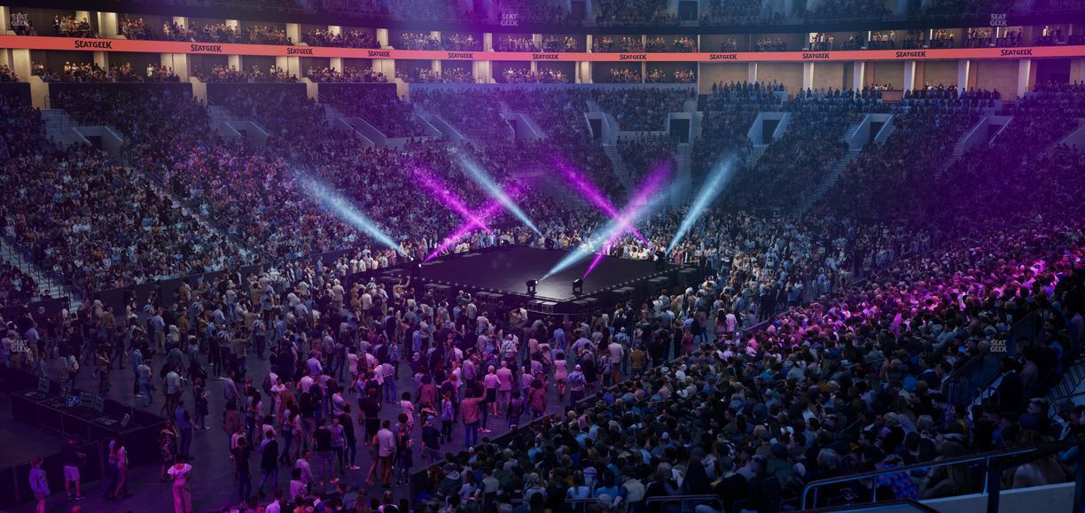 TD Garden - Section Loge 4 Seat View