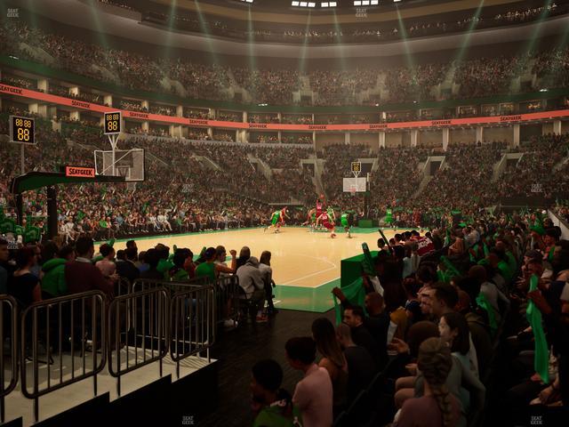 TD Garden - Section Loge 4 Seat View