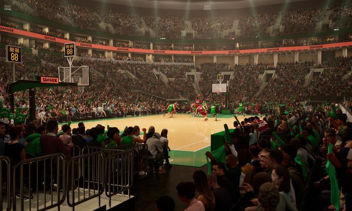 TD Garden - Section Loge 4 Seat View