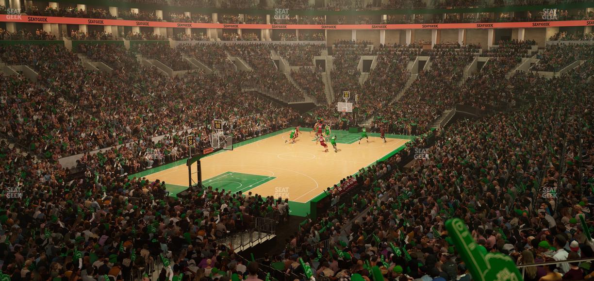 TD Garden - Section Loge 5 Seat View