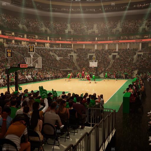 TD Garden - Section Loge 5 Seat View