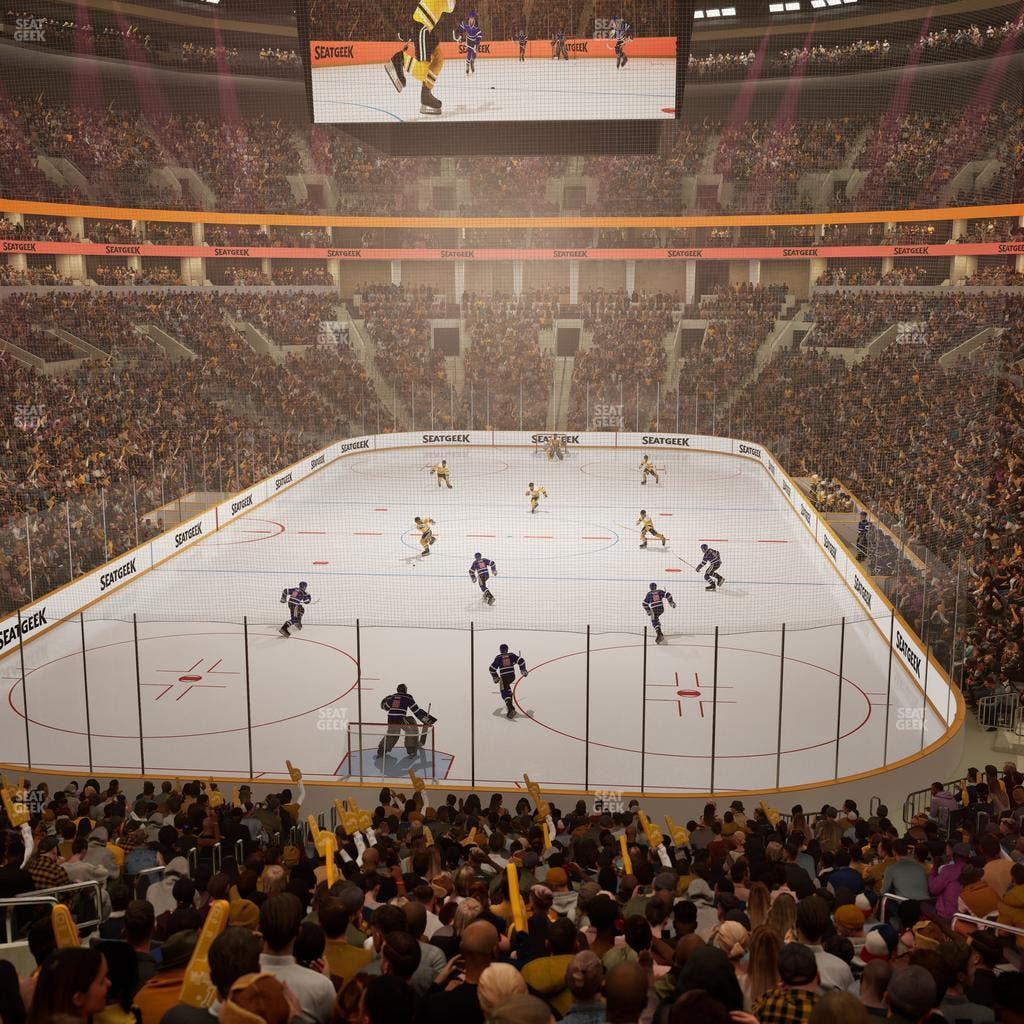 TD Garden - Section Loge 6 Seat View