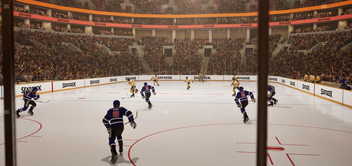 TD Garden - Section Loge 6 Seat View