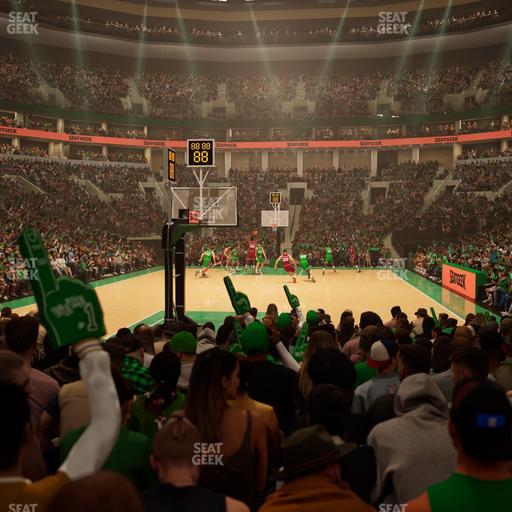 TD Garden - Section Loge 6 Seat View