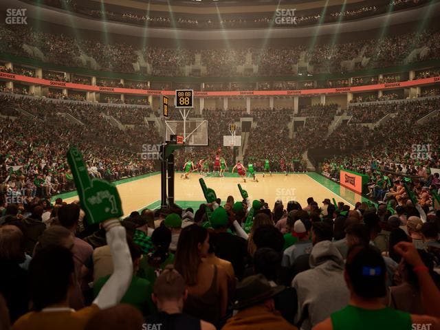 TD Garden - Section Loge 6 Seat View