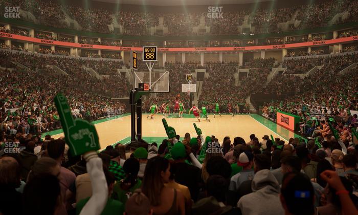 TD Garden - Section Loge 6 Seat View