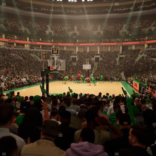 TD Garden - Section Loge 6 Seat View