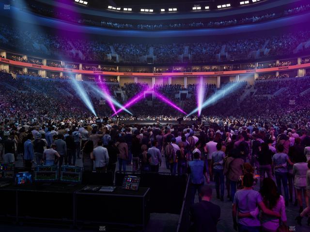 TD Garden - Section Loge 6 Seat View