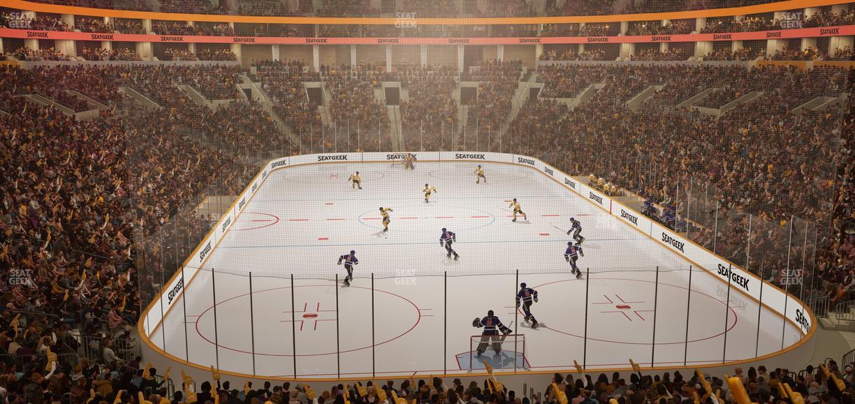 TD Garden - Section Loge 7 Seat View