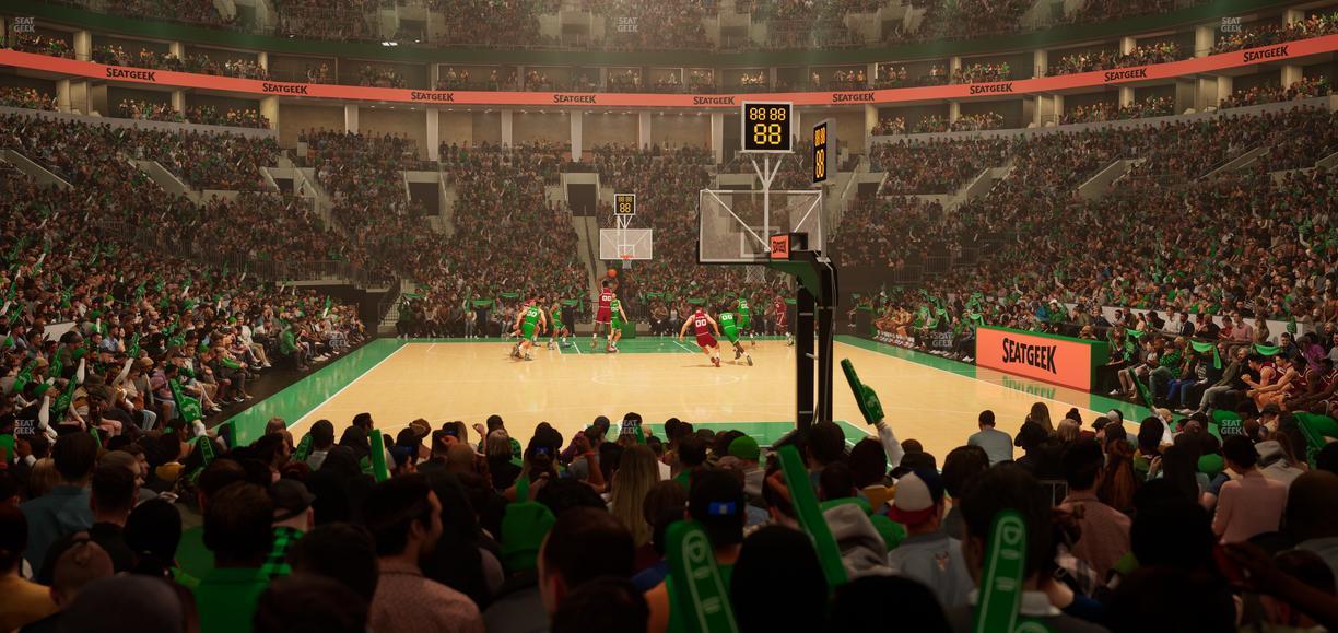 TD Garden - Section Loge 7 Seat View