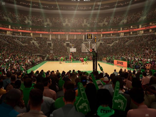 TD Garden - Section Loge 7 Seat View