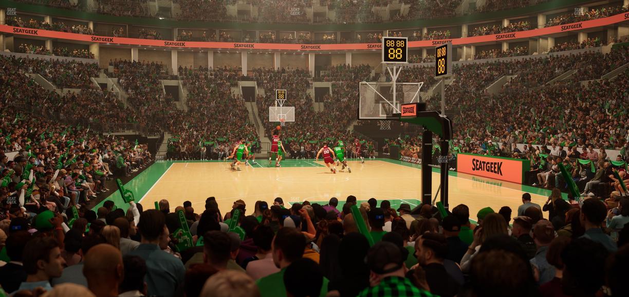 TD Garden - Section Loge 7 Seat View