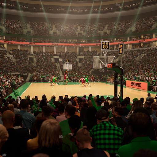 TD Garden - Section Loge 7 Seat View