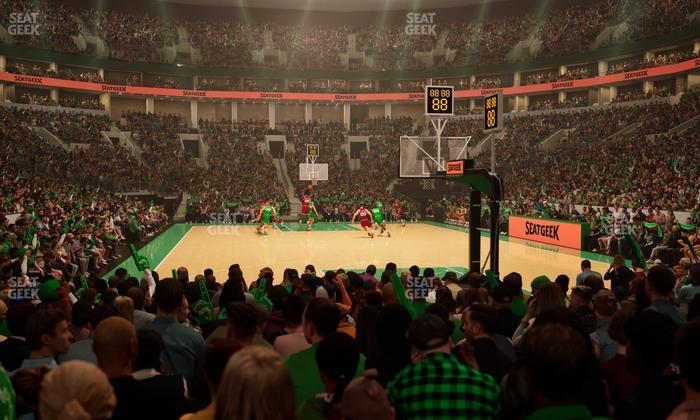 TD Garden - Section Loge 7 Seat View