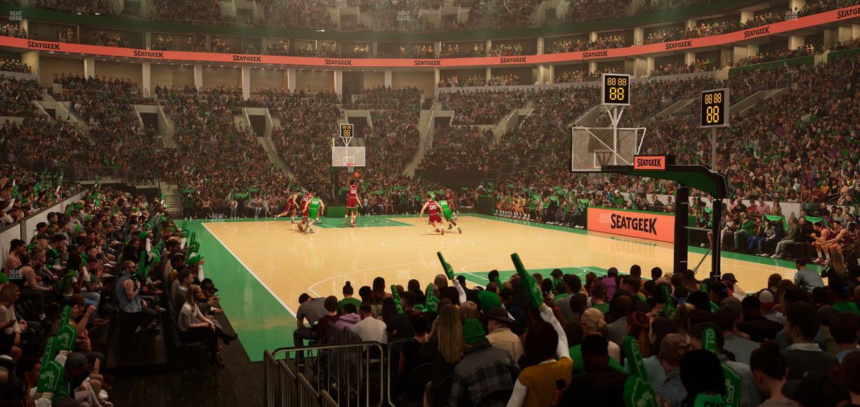 TD Garden - Section Loge 8 Seat View