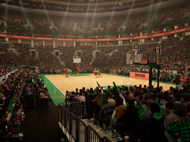 TD Garden - Section Loge 8 Seat View