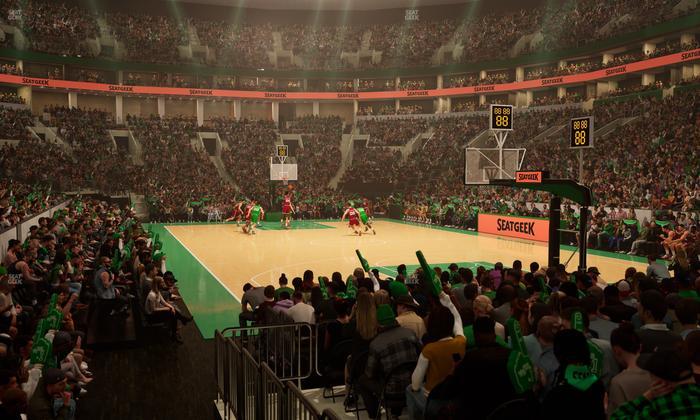 TD Garden - Section Loge 8 Seat View